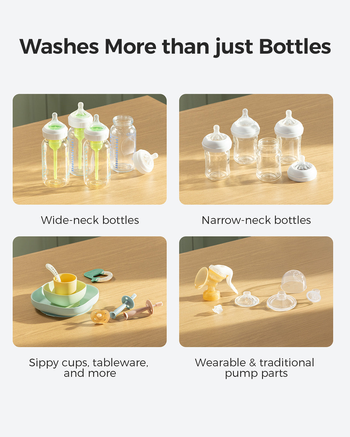 Pump & Clean Bundle: M6 Hands-free Breast Pump and KleanPal Pro Baby Bottle Washer