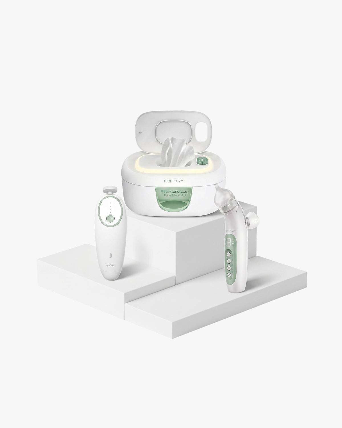 Kit de base pour bébé Momcozy tout-en-1 & lime à ongles électrique pour bébé