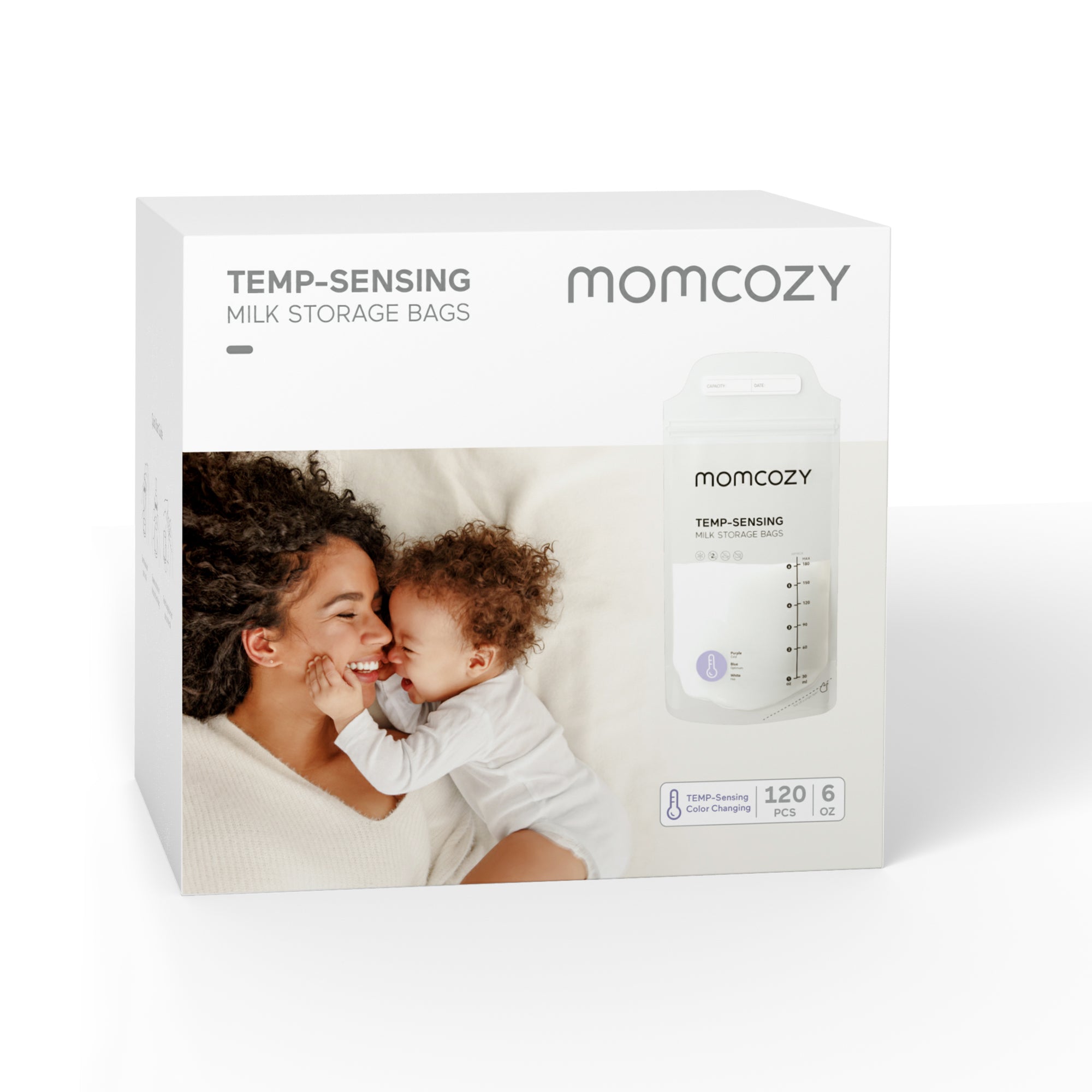 On-the-Go Pumping Bundle: Mobile Style™ Breast Pump | M6 + 120 Breastmilk Storage Bags