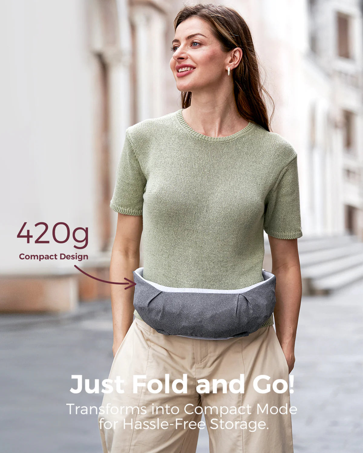 Portable Baby Carrier -  Lightweight & Foldable