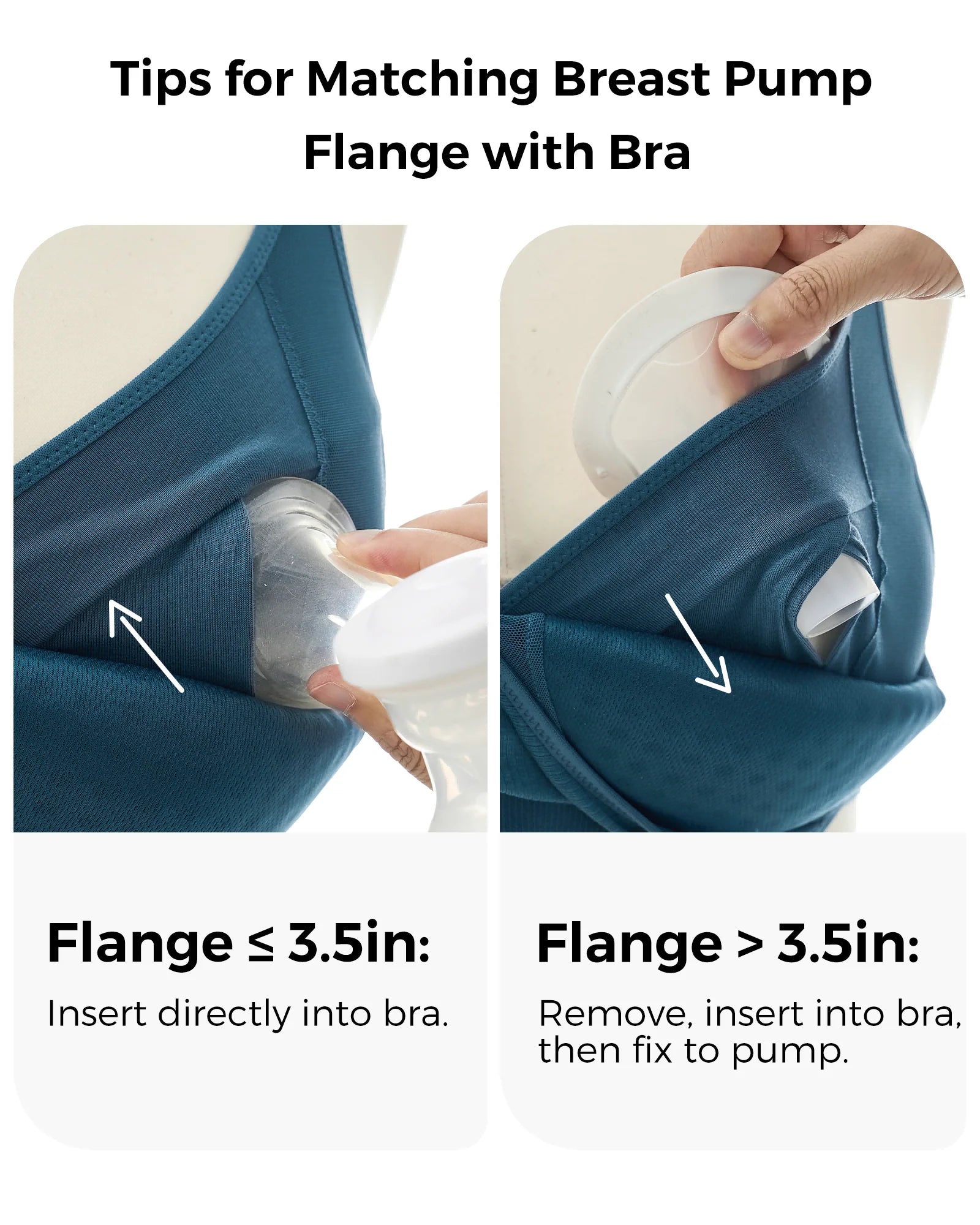 Momcozy Tencel™ Fabric Seamless Breast Pump Bra