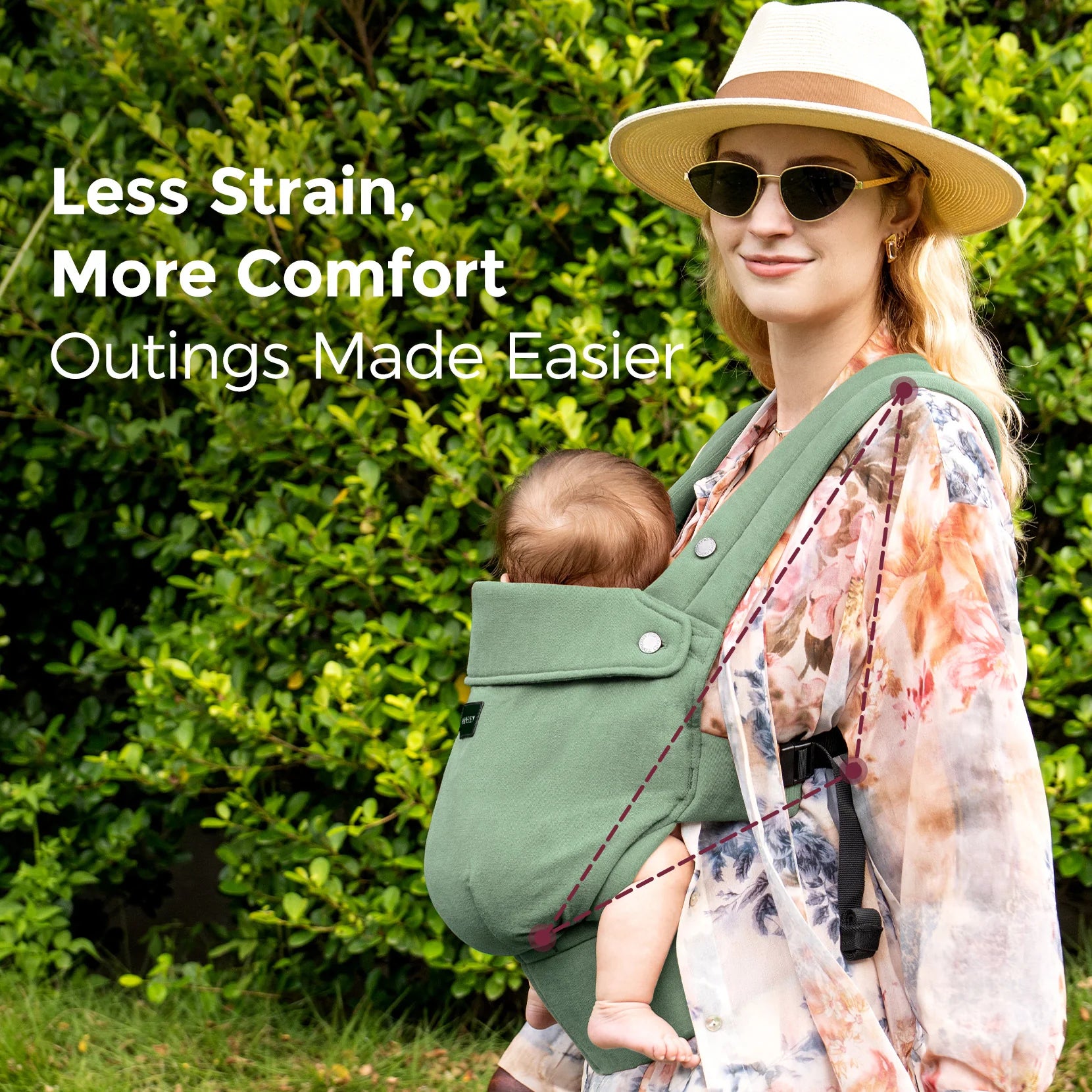 PureHug Baby Carrier - Ergonomic Cozy & Lightweight