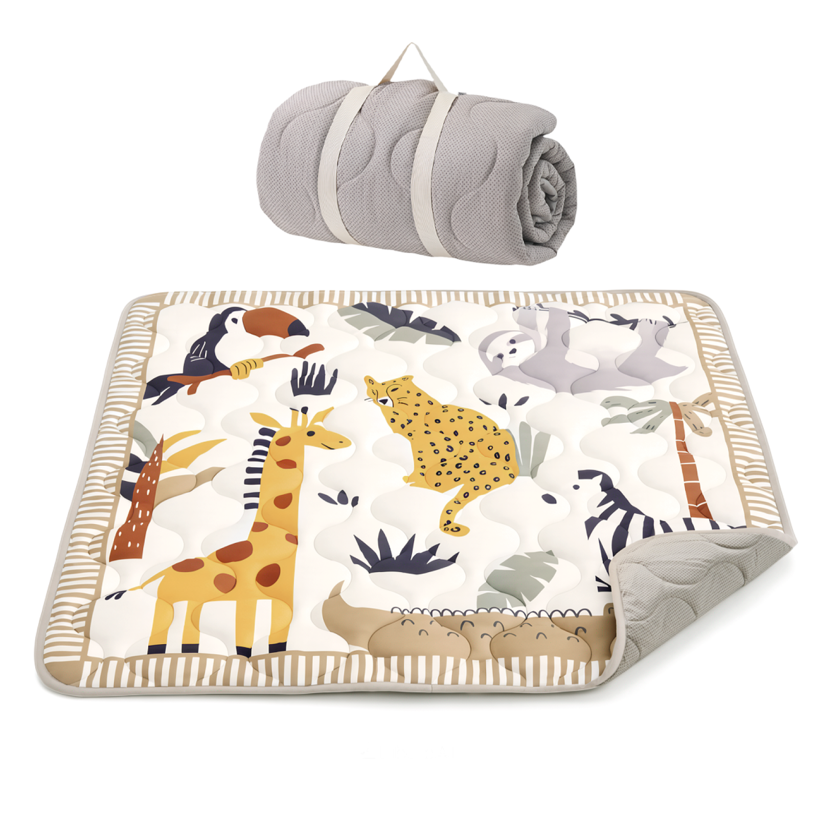 Tapis de jeu portable pour bébé Momcozy – Confort rafraîchissant