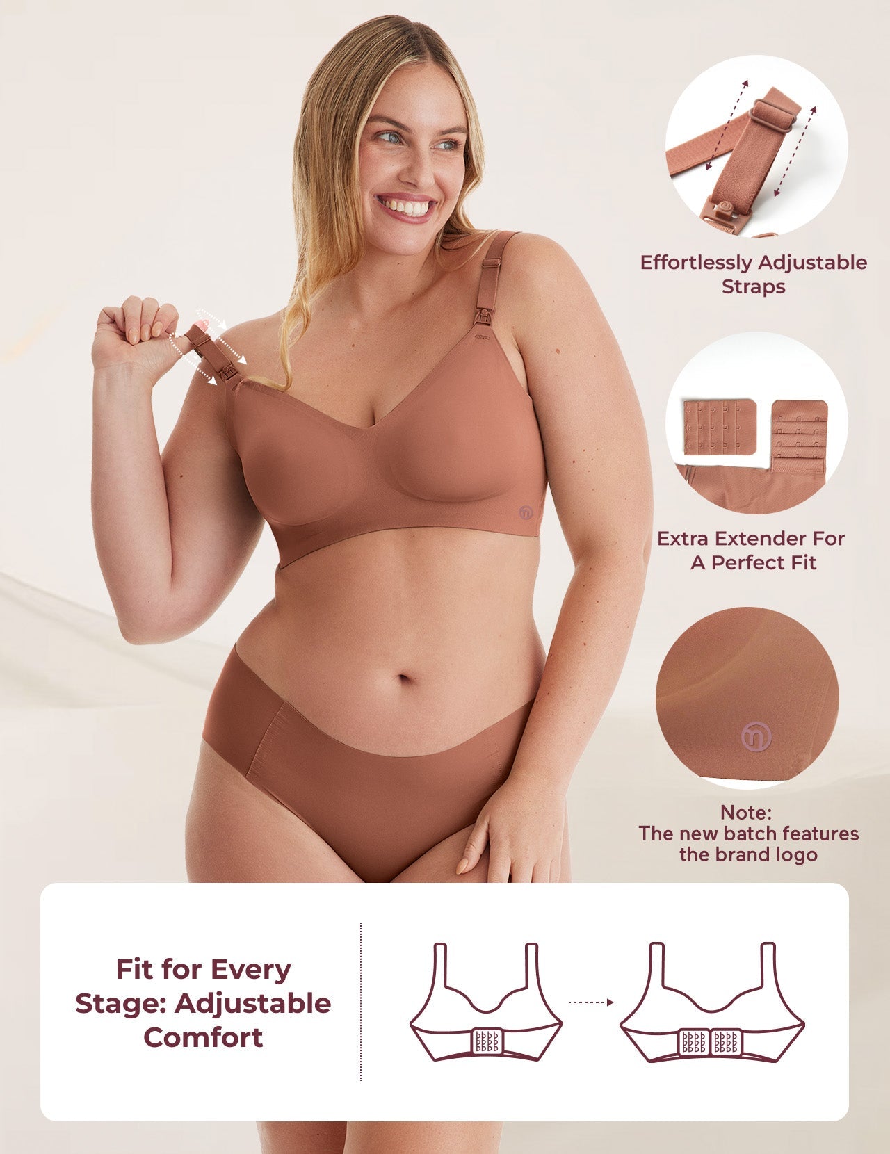 Ultra Soft Seamless Nursing Bra YN21