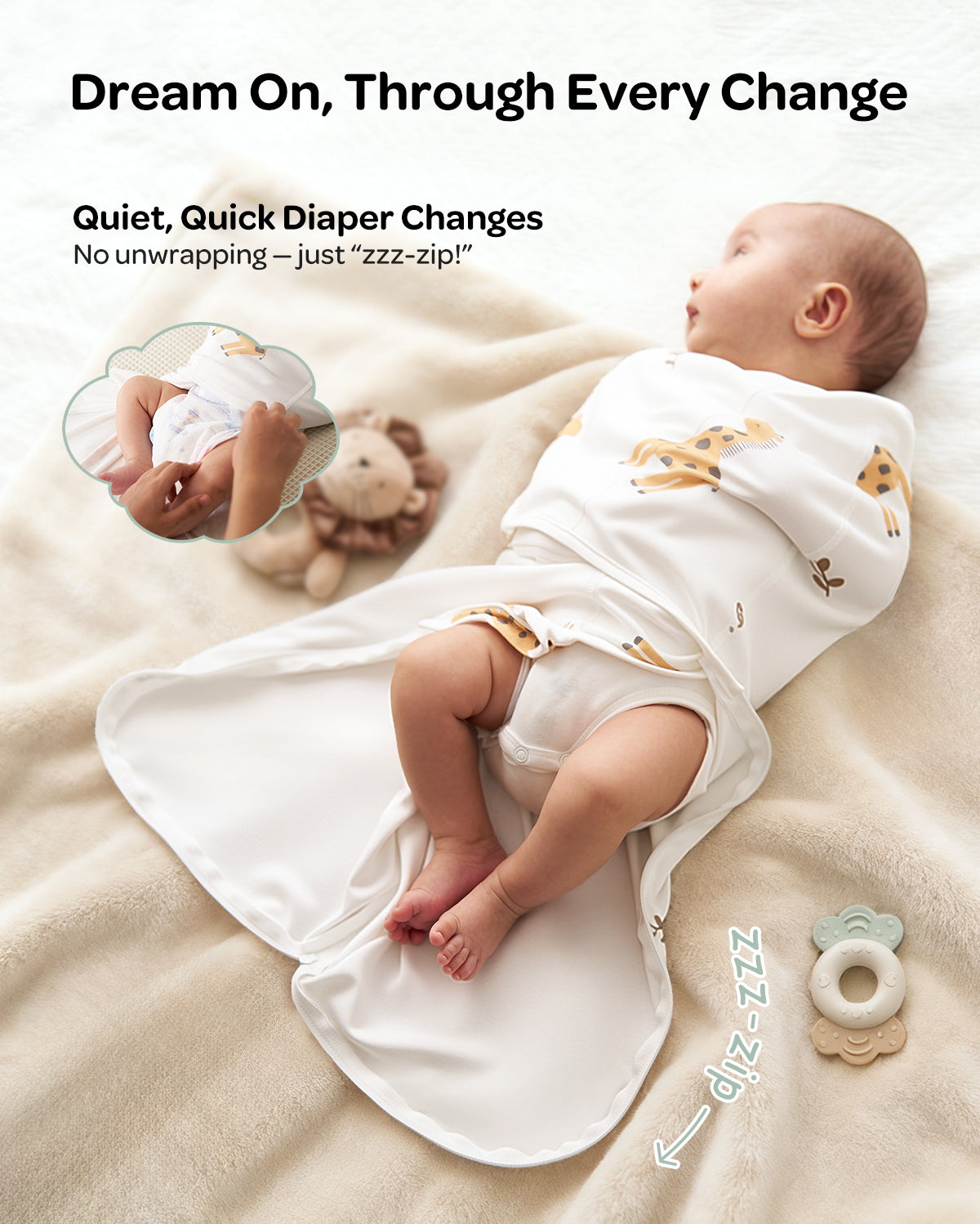 Momcozy Couverture d’emmaillotage