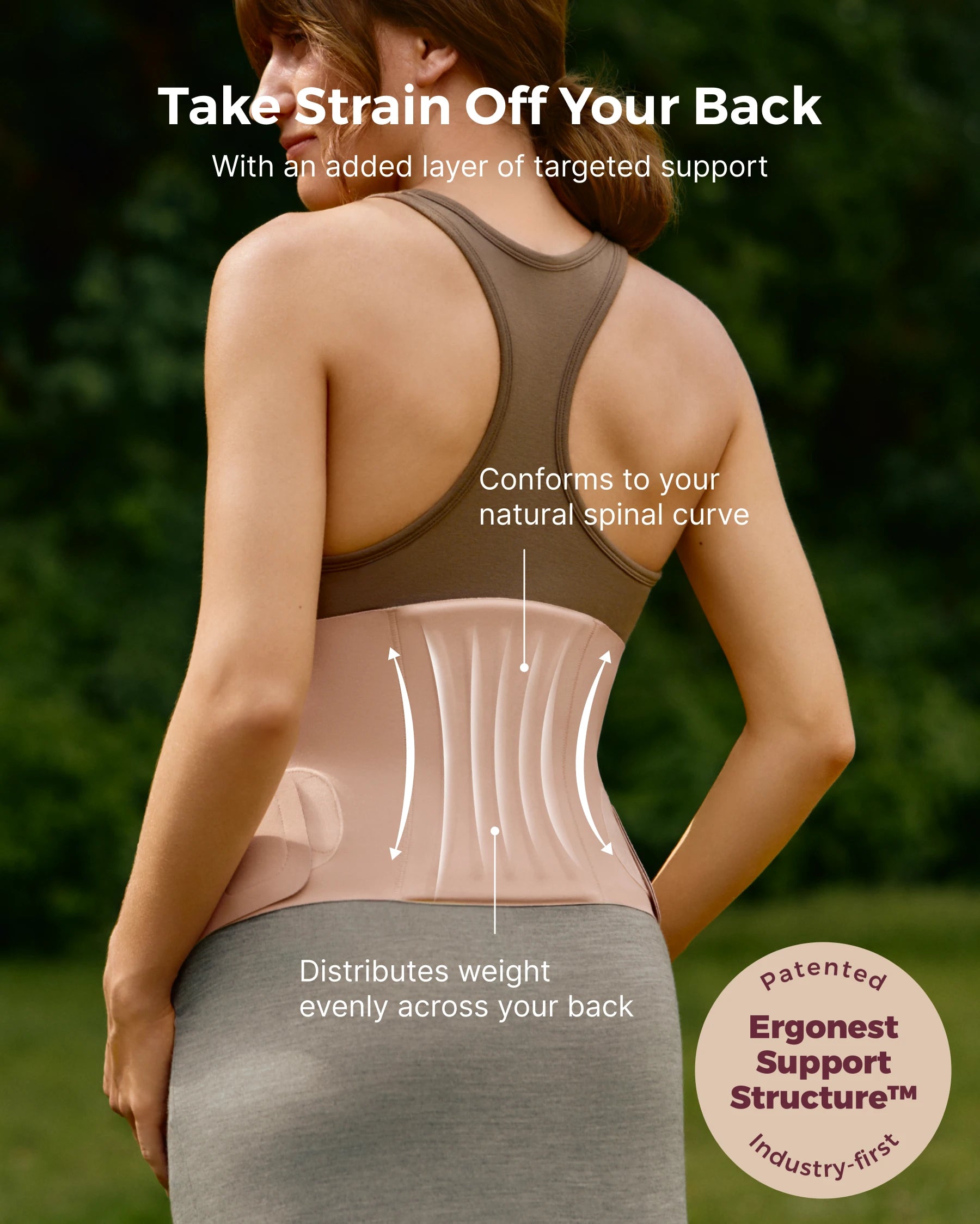 Pregnancy Comfort Bundle: Ergonest Belly Band and Ultra Soft Seamless Nursing Bra YN21