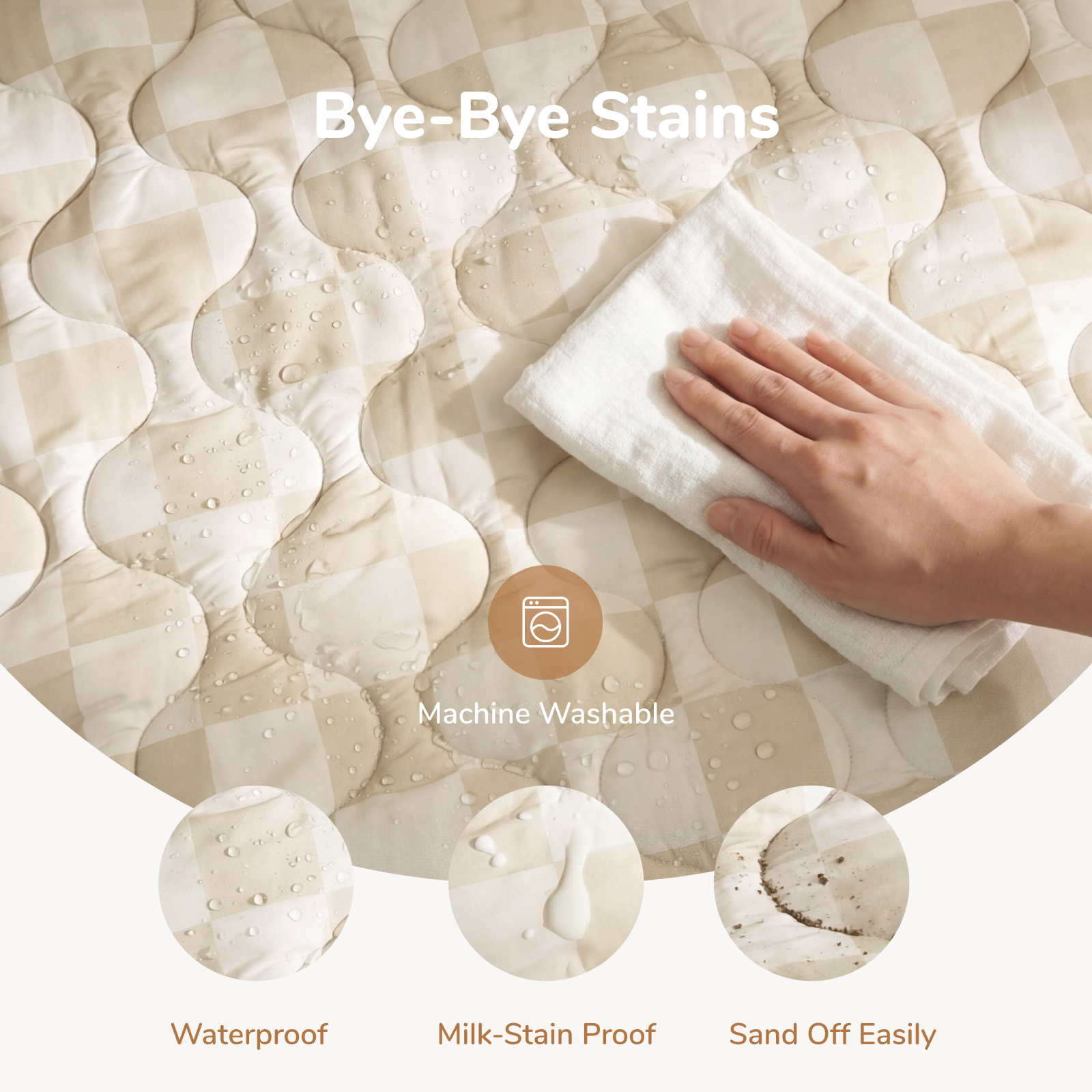 Tapis de jeu portable pour bébé Momcozy – Confort rafraîchissant