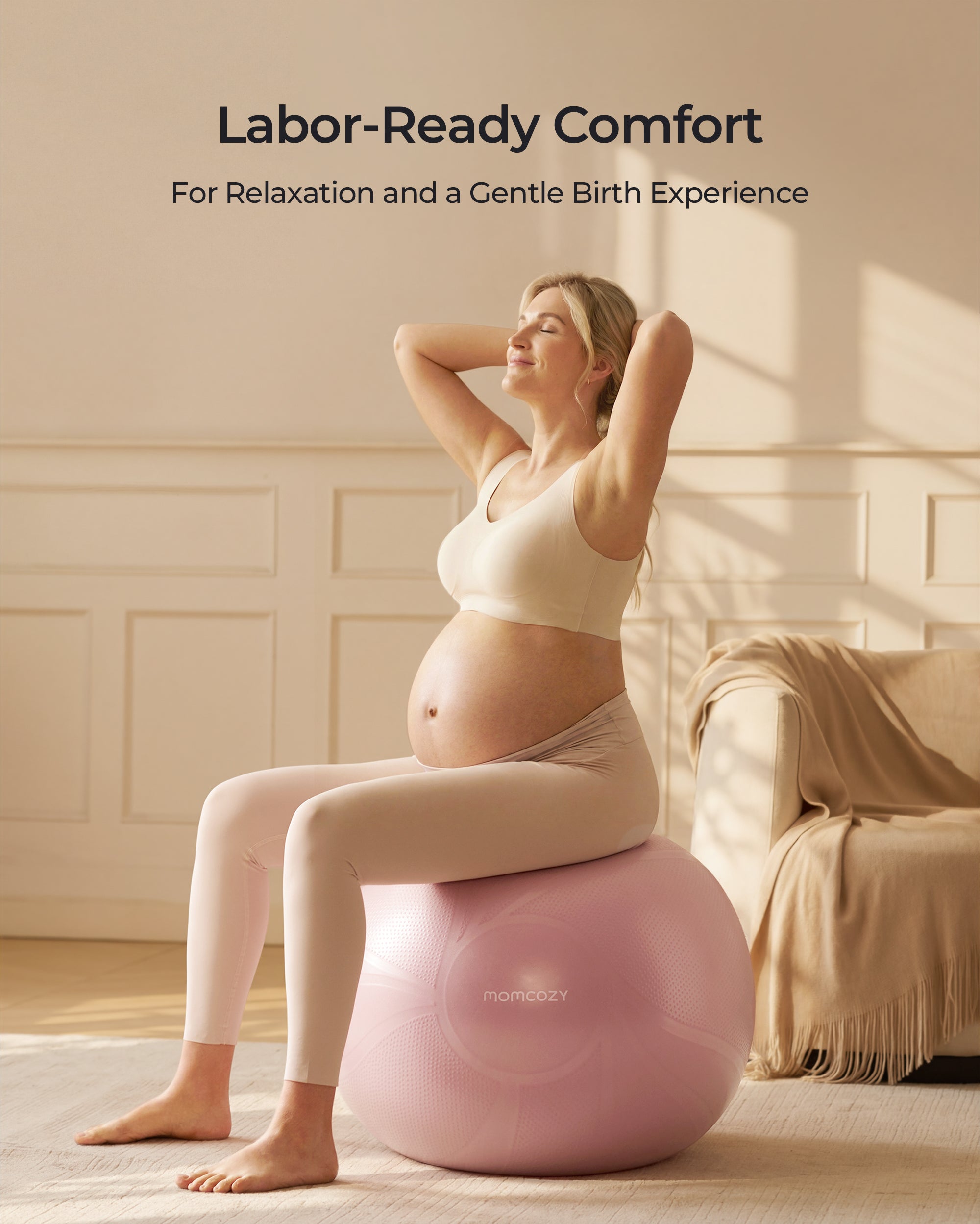 BirthEase Pregnancy Ball Set—Maternity Exercise Ball