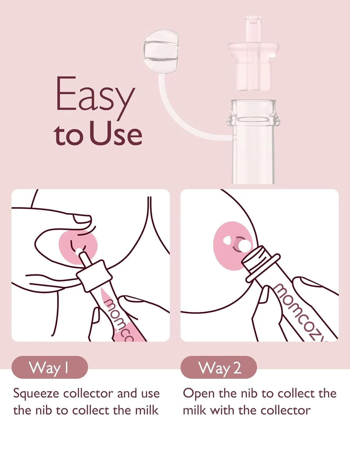 Collecteur de lait maternel réutilisable Momcozy Colostrum