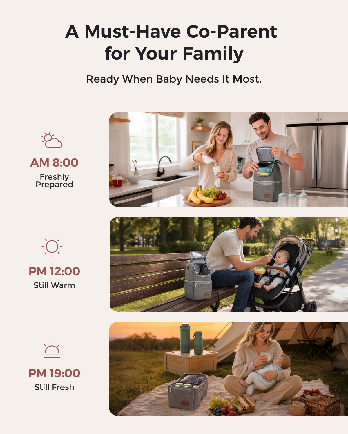 Momcozy Breastmilk Cooler Bag | Insulated Bottle Bag for Pumping & Travel