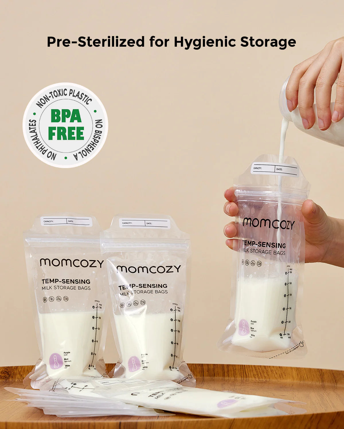 Nutri Smart Baby Bottle Warmer and 120 Count Breastmilk Storage Bags