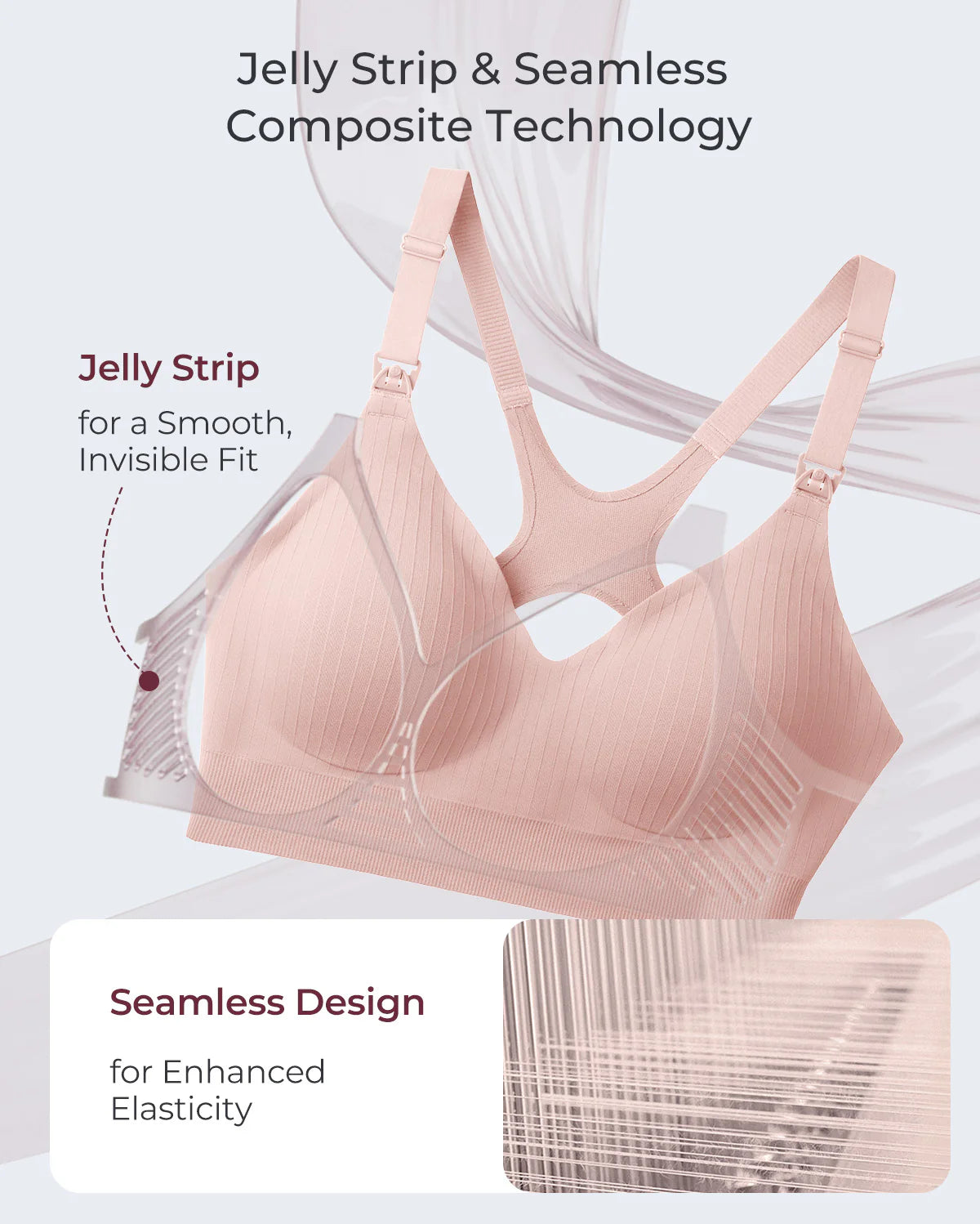 Momcozy CoolFit Nursing Sports Bra - Racerback