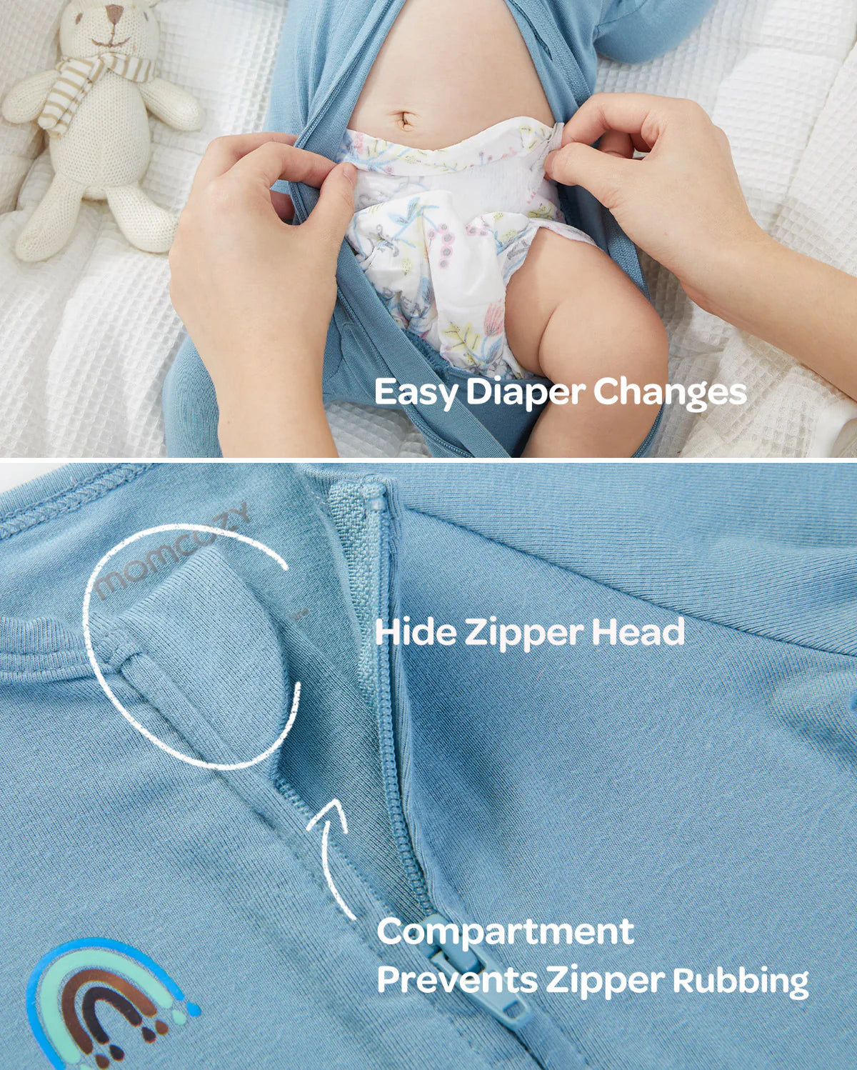 Momcozy Boy Girl Baby Pajamas - Newborn Sleepers
