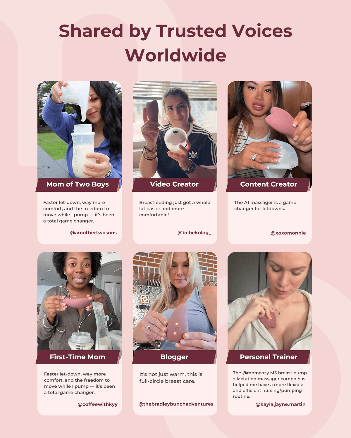 M5 Smart Heat Massager Bundle: Double M5 Smart Breast Pump and Double Breast Massager