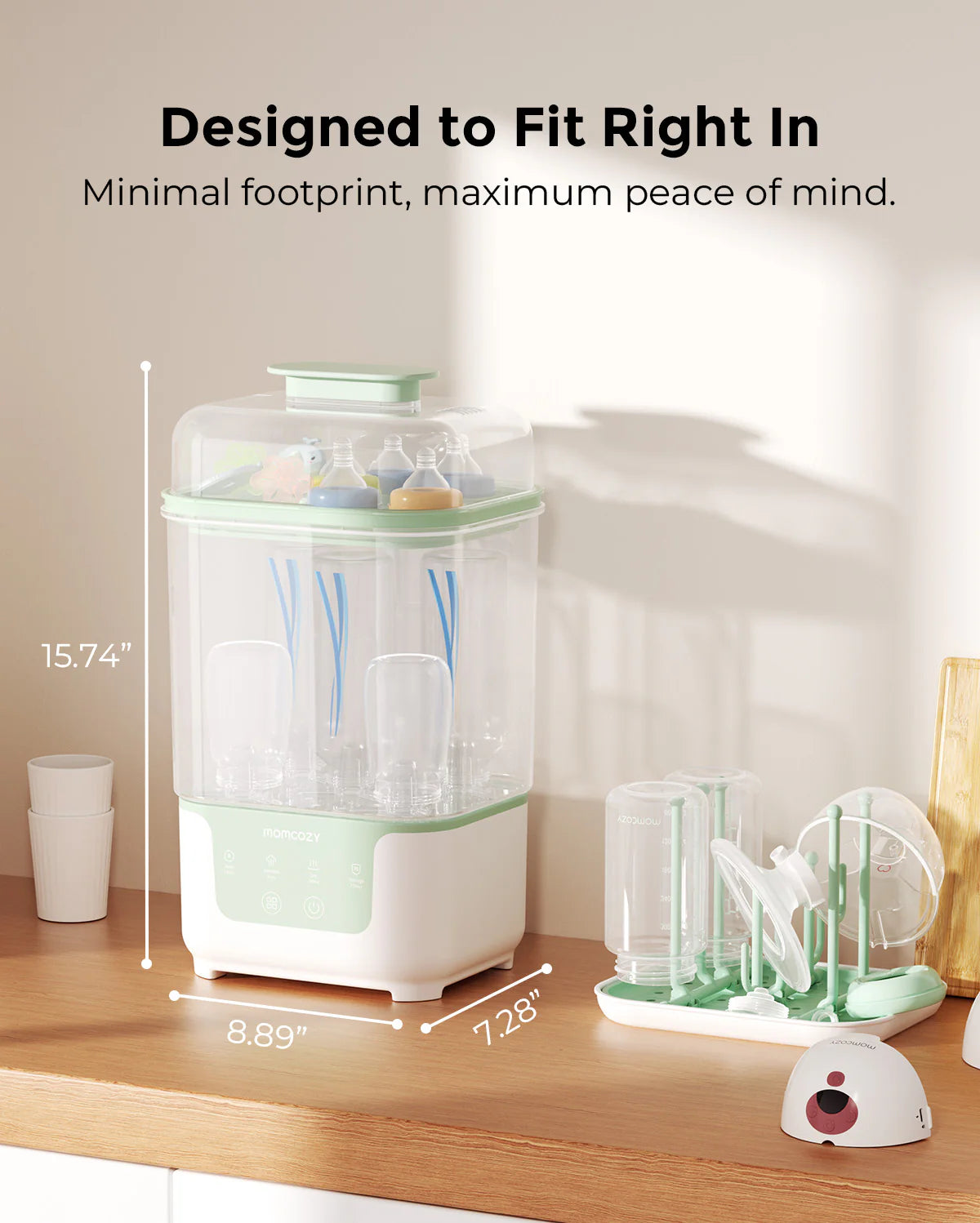 Momcozy 4 in 1 Compact Bottle Sterilizer and Dryer
