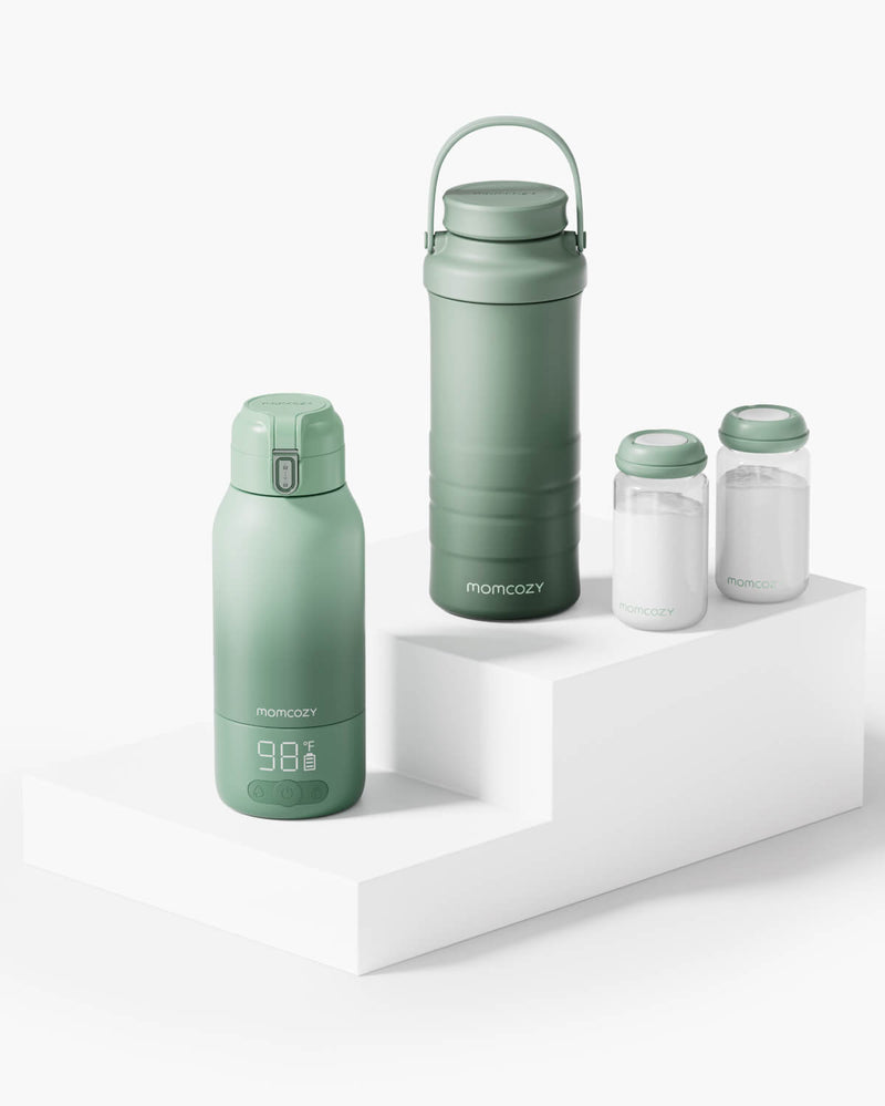 Tragbarer Milchwärmer + 22oz Kühler - On-the-Go Bundle