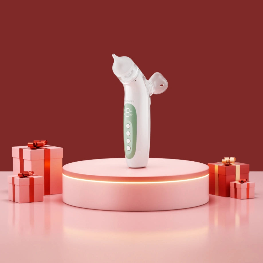 Aspirador nasal eléctrico 2 en 1 Momcozy con spray y succión