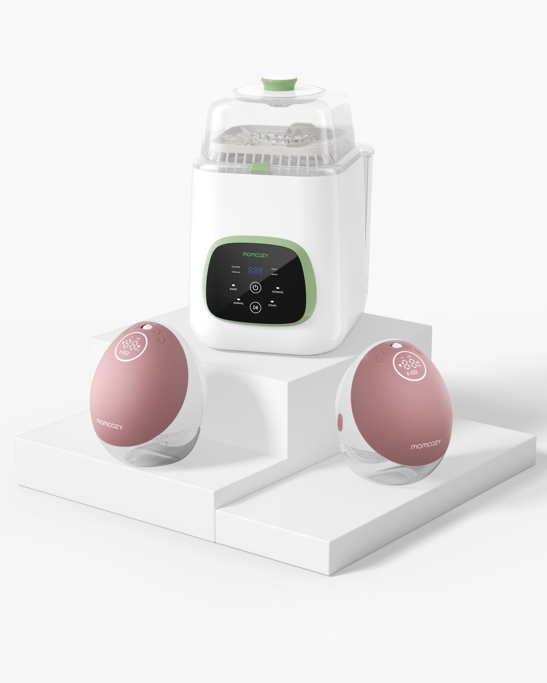 Pump & Clean Bundle: M9 Hands-free Breast Pump and KleanPal Pro Baby Bottle Washer
