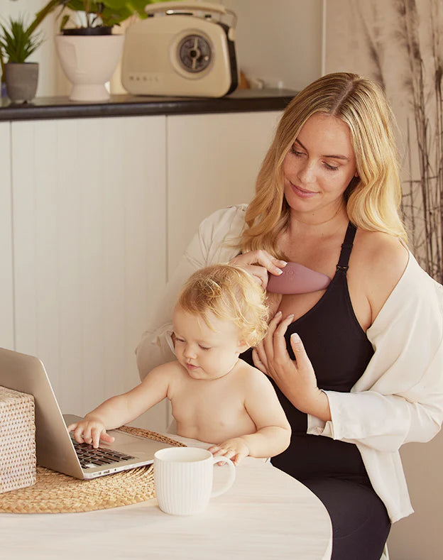 M5 Smart Massager Bundle: Double M5 Smart Wearable Breast Pump and One Breast Massager