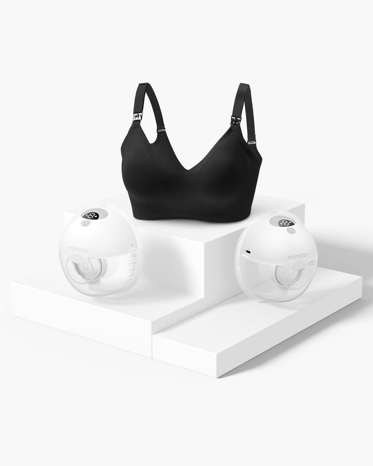 Translation missing: fr.Pack soutien-gorge M5 Smart : tire-lait double M5 Smart et soutien-gorge d’allaitement (YN21)