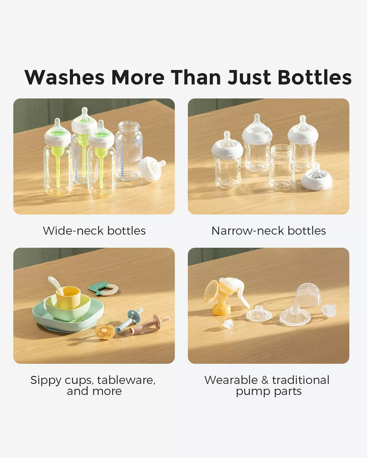 Cleaning and On-the-Go Bundle:  Bottle Washer and  Bottle Warmer and Bottle Cooler | EU