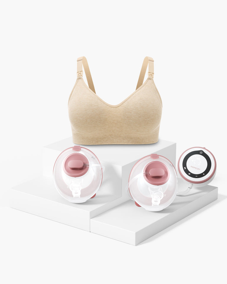 Translation missing: pl.V1 Pro Bra Bundle: V1 Pro Breast Pump and US. Cotton Nursing Bra