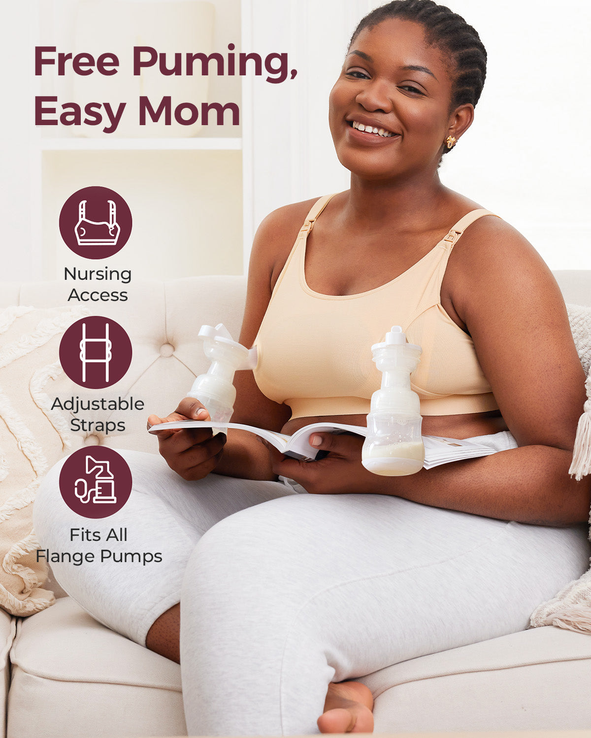 L'original : Notre soutien-gorge de base pour l'allaitement - YN08