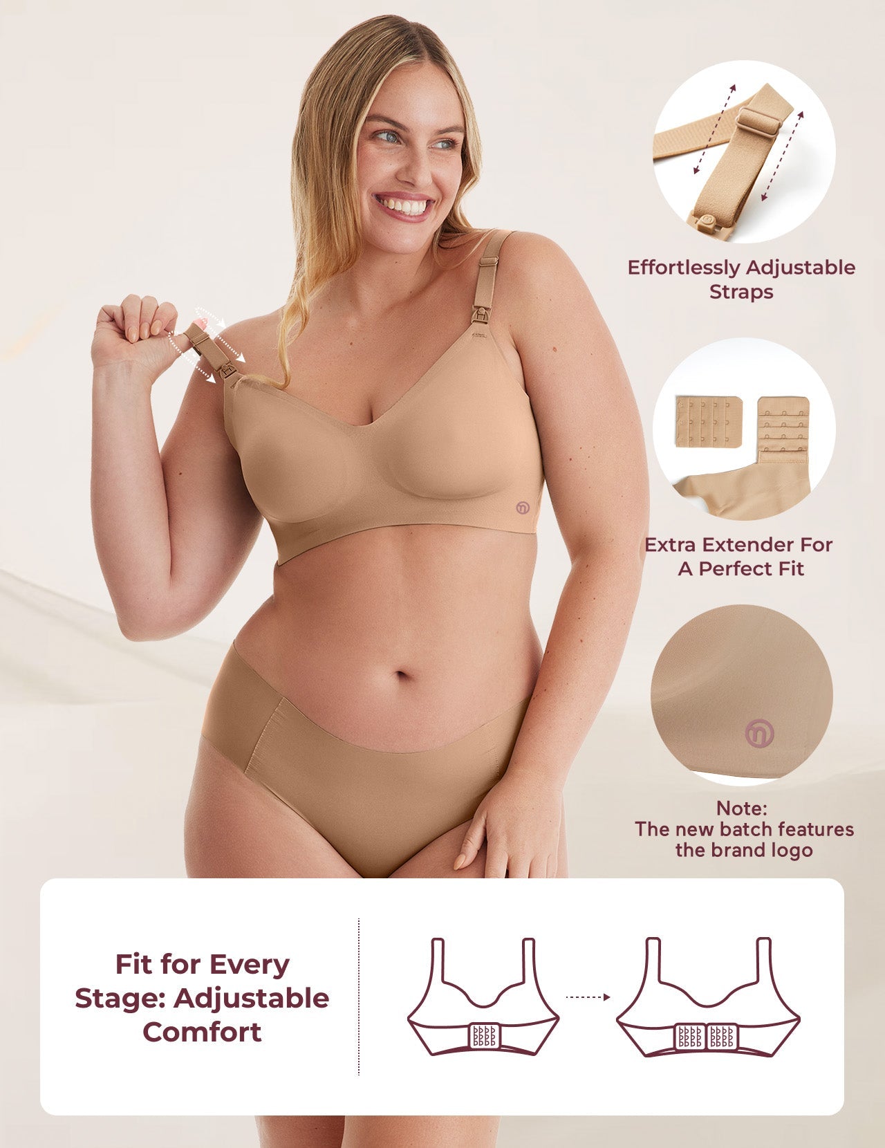 Ultra Soft Seamless Nursing Bra YN21