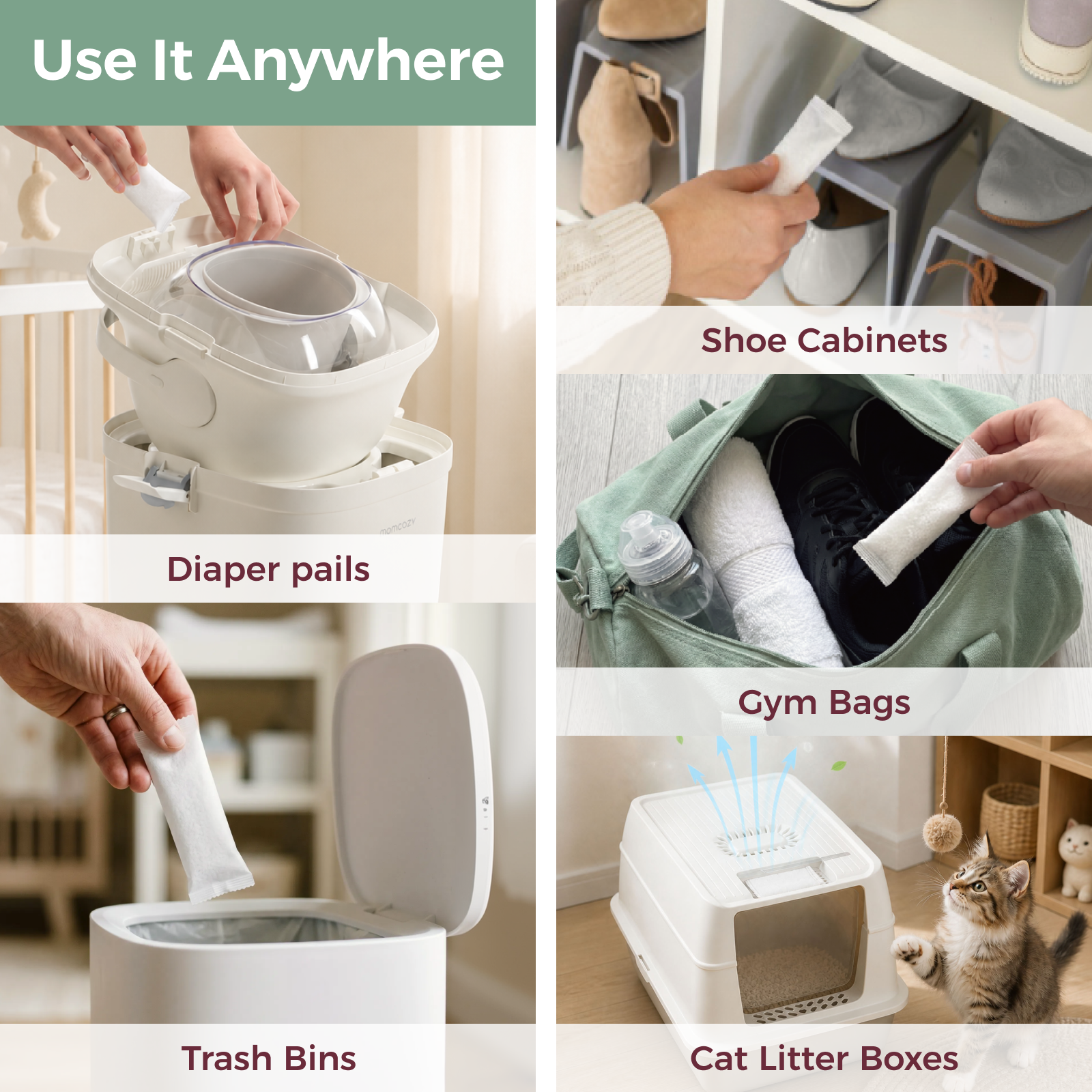Momcozy Triple-Seal Diaper Pail