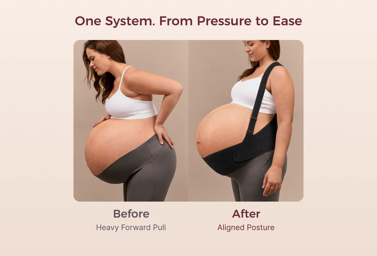 Go As You Grow™ Maternity Belly Band - Black