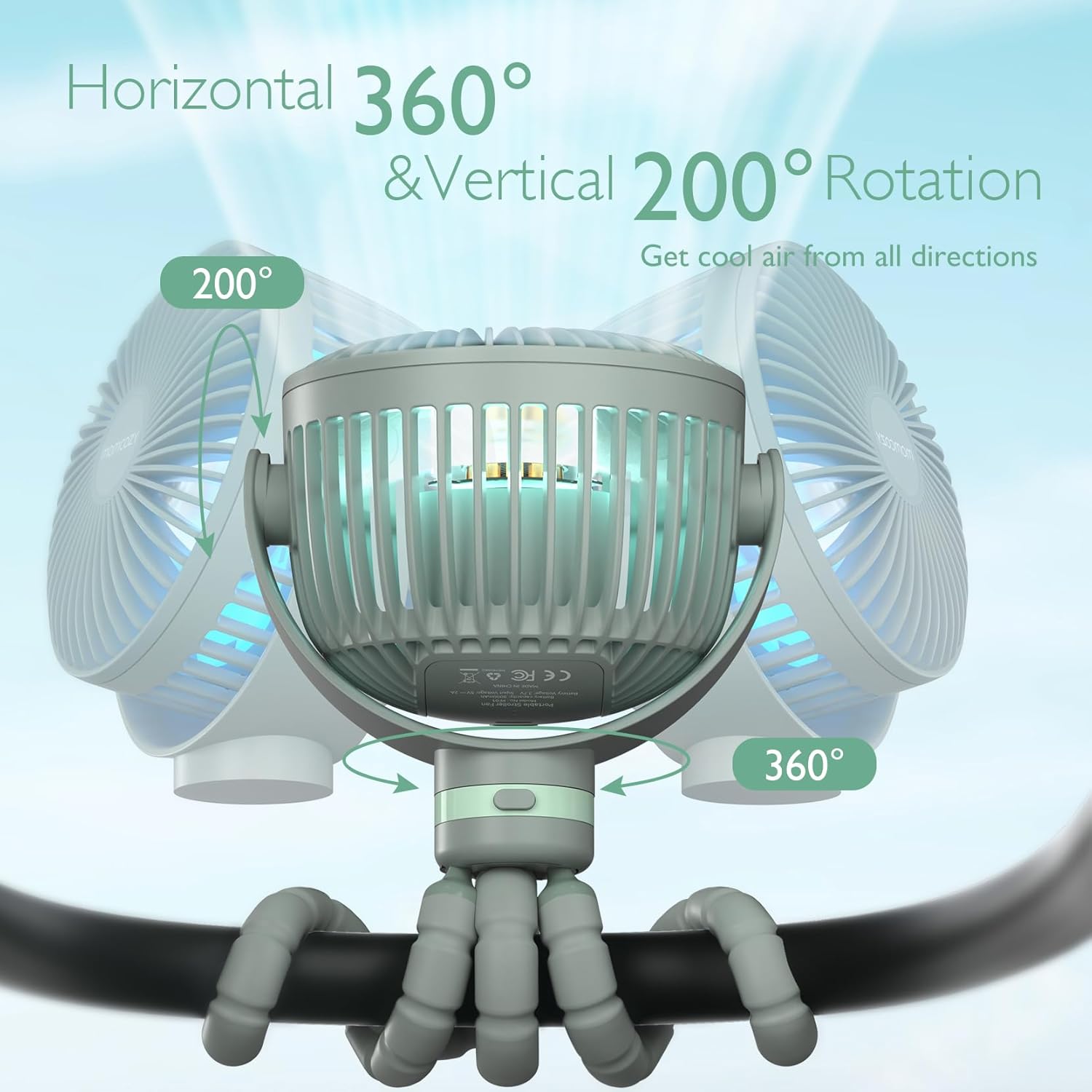 Momcozy Portable Stroller Fan