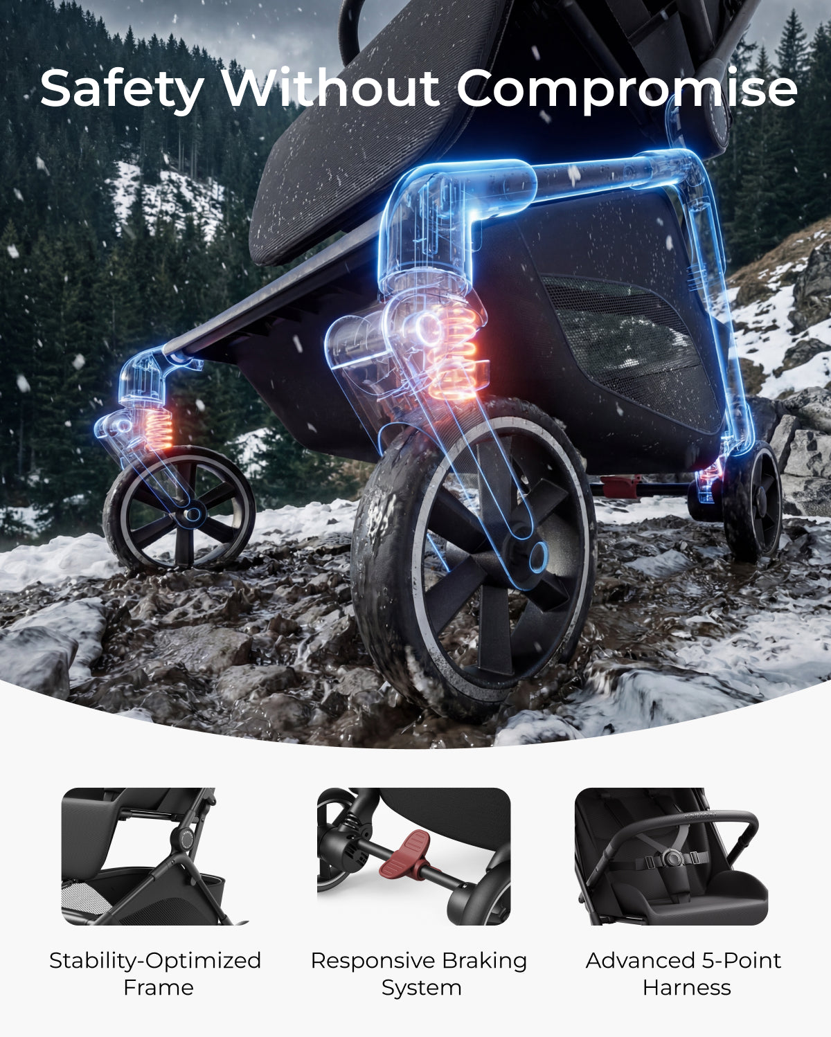 Momcozy Tuckgo Travel Stroller
