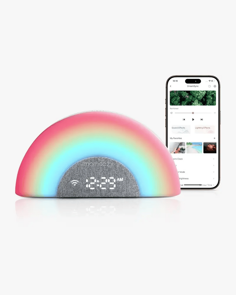 Translation missing: es.DreamSync™ Máquina de sonido inteligente para bebés - Luz arcoíris y control por app